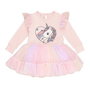 Huxbaby Loveheart Unicorn Ballet Dress